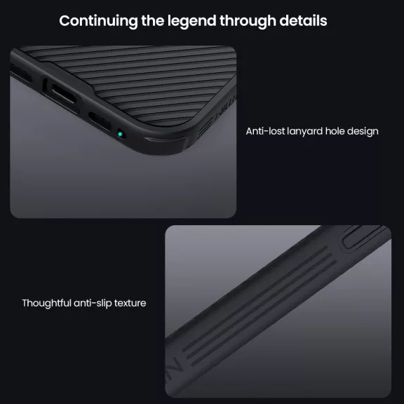 Nillkin CamShield Pro Apple iPhone 17 Pro műanyag hátlap tok, fekete