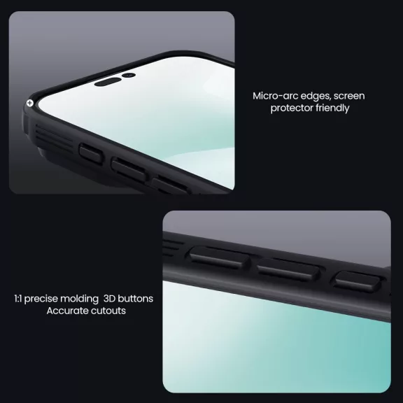 Nillkin CamShield Pro Apple iPhone 17 Pro műanyag hátlap tok, fekete