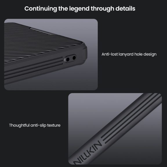 Nillkin CamShield Pro Magnetic Apple iPhone Air (2025) mágneses műanyag hátlap tok, fekete