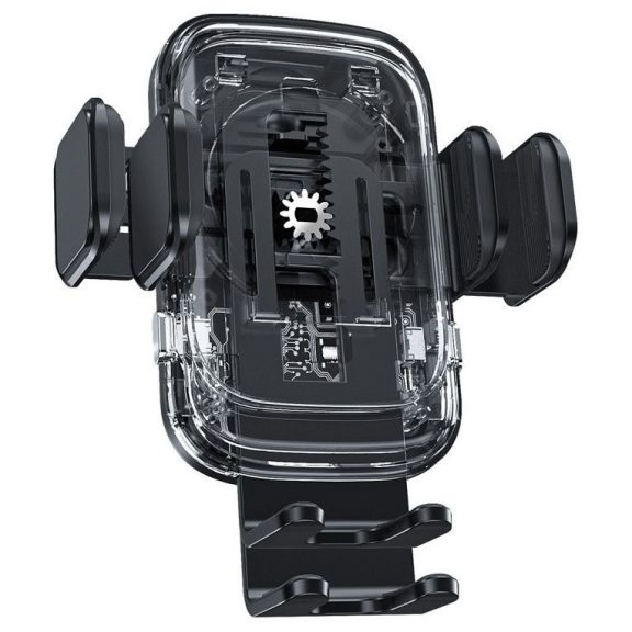 Forcell F-Grip Grand autós tartó / autós töltő szellőzőrácsba, vezeték nélküli / wireless töltéssel, 15W, ezüst