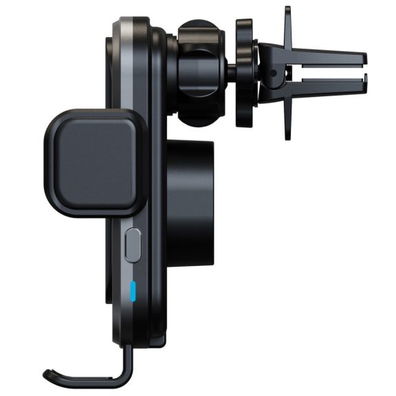 Forcell F-Grip Grand autós tartó / autós töltő szellőzőrácsba, vezeték nélküli / wireless töltéssel, 15W, ezüst