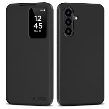   Tech-Protect Smart Wallet Samsung Galaxy A17 flip / kinyitható tok, fekete