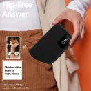 Tech-Protect Smart Wallet Samsung Galaxy A17 flip / kinyitható tok, fekete