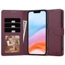 Tech-Protect Wallet Samsung Galaxy A17 flip / kinyitható tok kártyatartóval, bordó