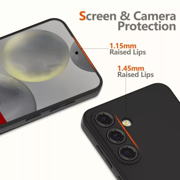 Tech-Protect Icon Samsung Galaxy A17 szilikon tok mikroszálas béléssel, kék