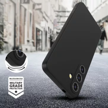   Tech-Protect Icon Samsung Galaxy A17 szilikon tok mikroszálas béléssel, kék