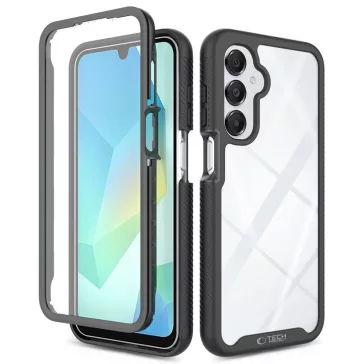  Tech-Protect Defense Samsung Galaxy A17 strapabíró tok kijelzővédő kerettel, fekete