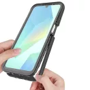 Tech-Protect Defense Samsung Galaxy A17 strapabíró tok kijelzővédő kerettel, fekete