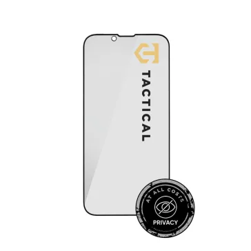   Tactical Glass Shield Privacy Stealth 5D Apple iPhone 16 Pro Max betekintésgátló kijelzővédő üvegfólia, fekete