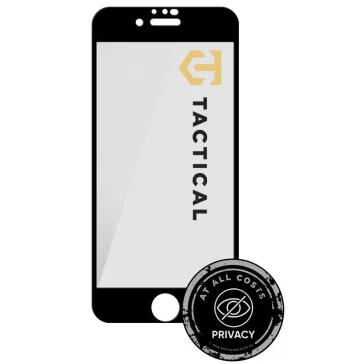   Tactical Glass Shield Privacy Stealth 5D Apple iPhone SE 2022 / 2020 / 7 / 8  betekintésgátló kijelzővédő üvegfólia, fekete