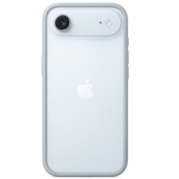 Apple iPhone Air (2025) Bumper gyári tok, Crossbody Strap kompatibilis, Light Blue, világoskék