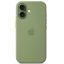 Apple iPhone 17 gyári szilikon tok, MagSafe, világoszöld