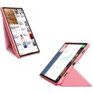 Origami Smart Case Apple iPad Air 11 (2024 / 2025) / iPad Air 4 / 5 (2020 / 2022) mappa tok, érintőceruza tartóval, rózsaszín