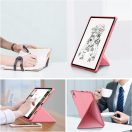 Origami Smart Case Apple iPad Air 11 (2024 / 2025) / iPad Air 4 / 5 (2020 / 2022) mappa tok, érintőceruza tartóval, rózsaszín