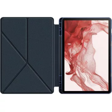   Origami Smart Case Apple iPad 11 2025 / iPad 10.9 2022 mappa tok, érintőceruza tartóval, sötétkék