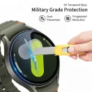 Tech-Protect Glass Fit+ Samsung Galaxy Watch Ultra 2024 / 2025 (47mm) kijelzővédő üvegfólia, átlátszó (2db)