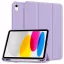 Tech-Protect Sc Pen Apple iPad 11 2025 / iPad 10.9 2022 oldalra nyíló, kitámasztható mappa tok ceruza tartóval, lila