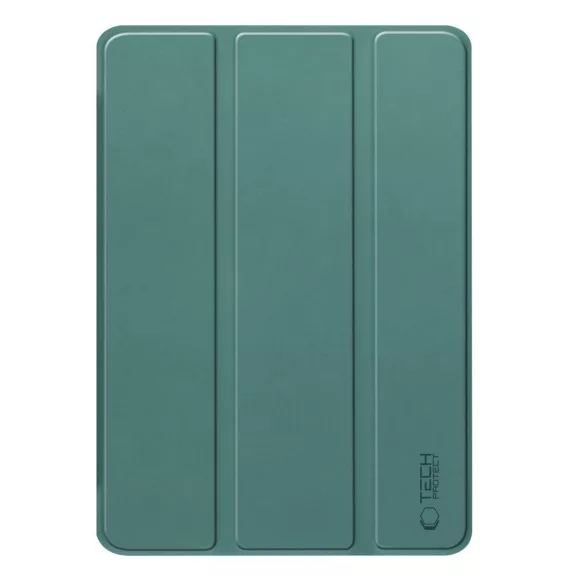 Tech-Protect Sc Pen Lenovo Tab M11 oldalra nyíló, kitámasztható mappa tok ceruza tartóval, zöld