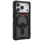 UAG Plasma XTE Apple iPhone 17 Pro Max hátlap tok kitámasztóval, MagSafe, black/pop orange