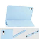 Tech-Protect Sc Pen Apple iPad 11 2025 / 10.9 2022 oldalra nyíló, kitámasztható mappa tok ceruza tartóval, világoskék