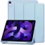 Tech-Protect Sc Pen Apple Air 11 (2024 / 2025) / iPad Air 4 / 5 (2020 / 2022) oldalra nyíló, kitámasztható mappa tok ceruza tartóval, világoskék
