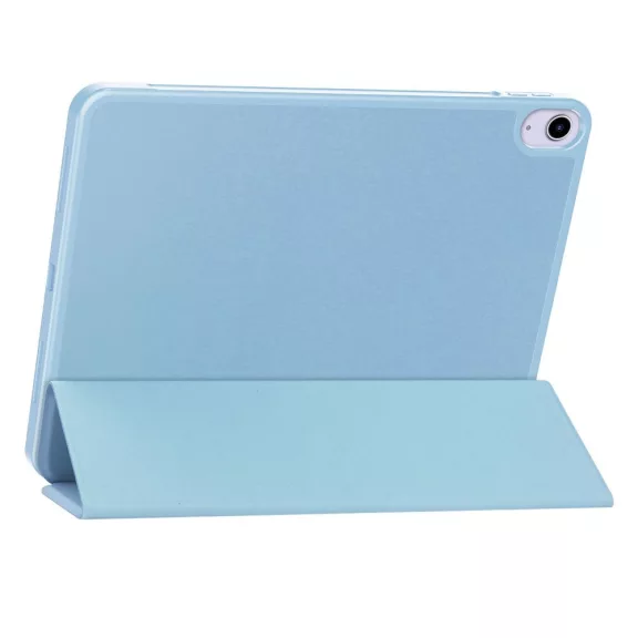 Tech-Protect Sc Pen Apple Air 11 (2024 / 2025) / iPad Air 4 / 5 (2020 / 2022) oldalra nyíló, kitámasztható mappa tok ceruza tartóval, világoskék