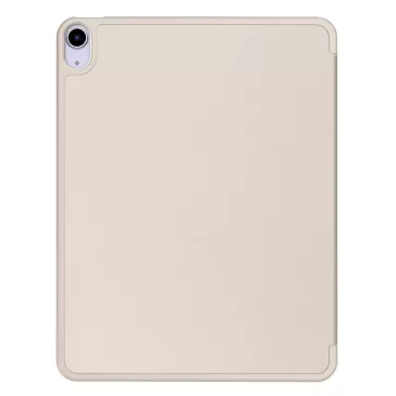  Tech-Protect Sc Pen Apple Air 11 (2024 / 2025) / iPad Air 4 / 5 (2020 / 2022) oldalra nyíló, kitámasztható mappa tok ceruza tartóval, bézs
