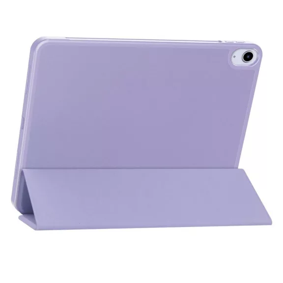 Tech-Protect Sc Pen Apple Air 11 (2024 / 2025) / iPad Air 4 / 5 (2020 / 2022) oldalra nyíló, kitámasztható mappa tok ceruza tartóval, lila
