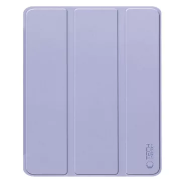   Tech-Protect Sc Pen Apple iPad Air 13 (2024 / 2025) oldalra nyíló, kitámasztható mappa tok ceruza tartóval, lila