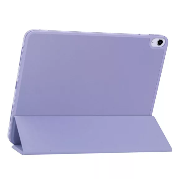 Tech-Protect Sc Pen Apple iPad Air 13 (2024 / 2025) oldalra nyíló, kitámasztható mappa tok ceruza tartóval, lila