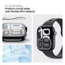 Spigen EliteShield EZ Fit Apple Watch 11 / Watch 10 42mm kijelzővédő fólia felhelyező kerettel (2db)