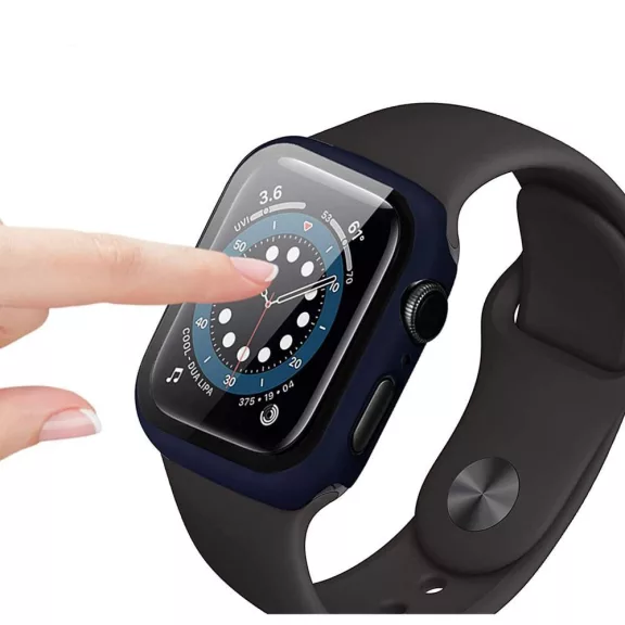 Tech-Protect Defense360 Apple Watch 7 / 8 / 9 (41mm) ütésálló tok kijelzővédelemmel, átlátszó