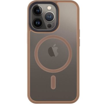   Tactical MagForce Hyperstealth Apple iPhone 13 Pro Magsafe hátlap tok, fekete/barna