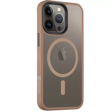   Tactical MagForce Hyperstealth Apple iPhone 16 Pro Magsafe hátlap tok, fekete/barna