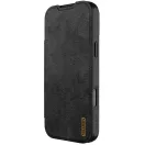 Nillkin Qin Pro Apple iPhone 17 Pro Max bőr flip tok, fekete