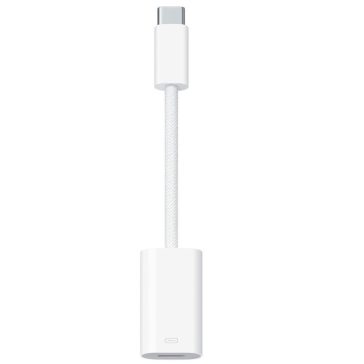 Apple USB-C-Lightning gyári adapter / átalakító, fehér
