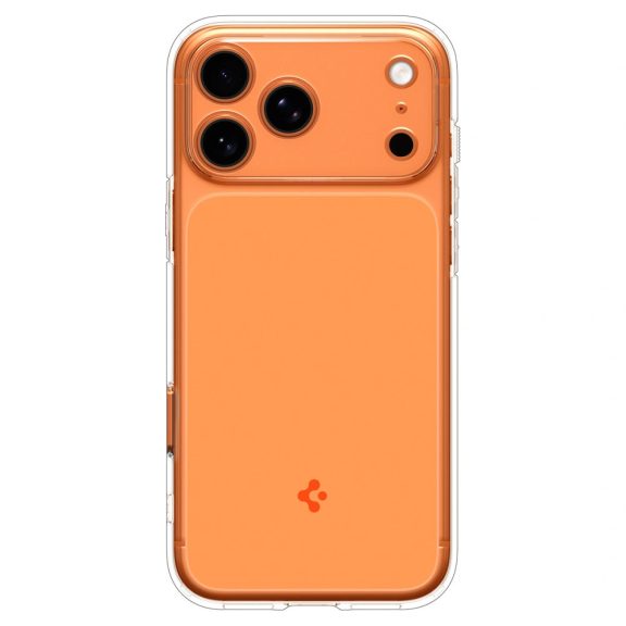 Spigen Ultra Hybrid T MagFit Apple iPhone 17 Pro Max tok, MagSafe, Glossy Orange, narancs