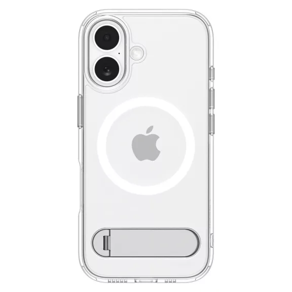 Spigen Ultra Hybrid S MagFit Apple iPhone 17 tok, MagSafe, Clear White, átlátszó-fehér