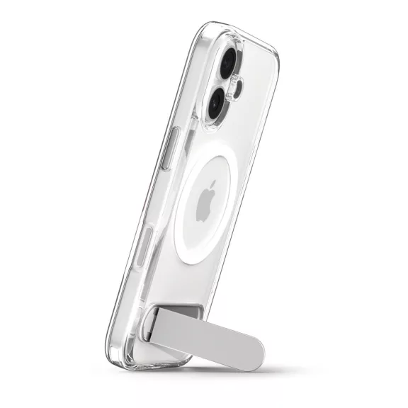 Spigen Ultra Hybrid S MagFit Apple iPhone 17 tok, MagSafe, Clear White, átlátszó-fehér