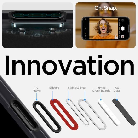 Spigen Ultra Hybrid T MagFit Apple iPhone 16 tok, MagSafe, Frost Black, fekete