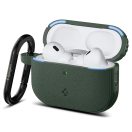Spigen Vault Apple AirPods Pro 3 tok, karabinerrel, Midnight Green, sötétzöld