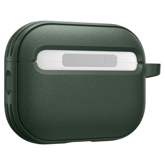 Spigen Vault Apple AirPods Pro 3 tok, karabinerrel, Midnight Green, sötétzöld