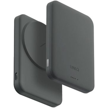   Uniq Lyden Lexa Fast Wireless USB-C PD Powerbank / külső akkumulátor, MagSafe, kompakt, 5000mAh, Lichen Green, zöld