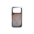 Uniq Combat Active Magclick Apple iPhone 17 Pro MagSafe tok, fekete-narancs