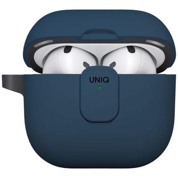 Uniq Clyde Apple AirPods 4 tok karabinerrel, kék