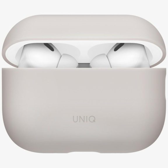 Uniq Lino Apple AirPods Pro 3 szilikon tok, bézs