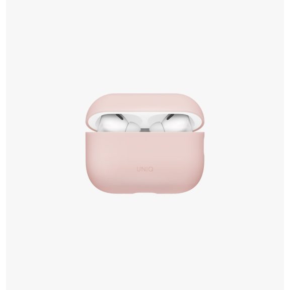 Uniq Lino Apple AirPods Pro 3 szilikon tok, rózsaszín