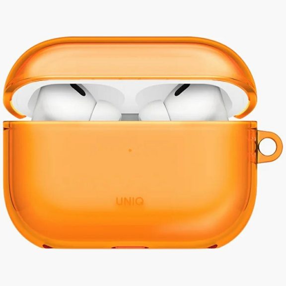 Uniq Glase Apple AirPods Pro 3 tok, rozéarany / narancs