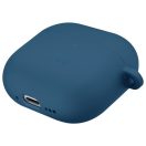 Uniq Iridescia Apple AirPods 4 tok karabinerrel, fülakasztóval, kék