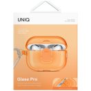 Uniq Glase Pro Apple AirPods Pro 2 tok karabinerrel, narancs